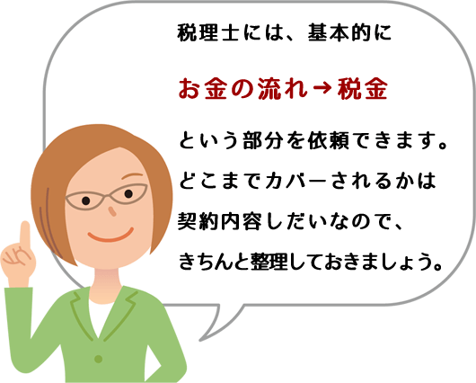 税理士に依頼する内容を決めておきましょう